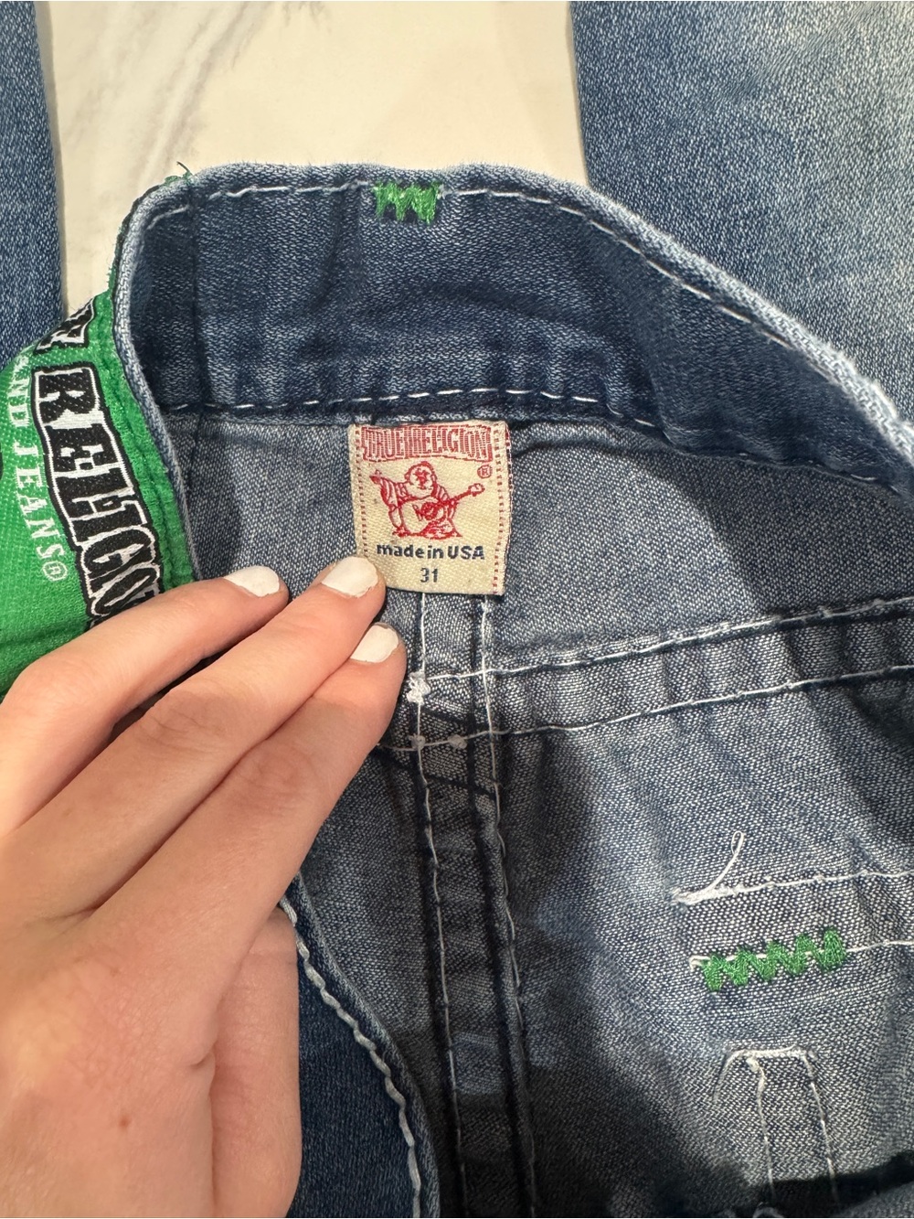 True Religion Men’s Ricky Super T Denim Jeans - Picture 4 of 6